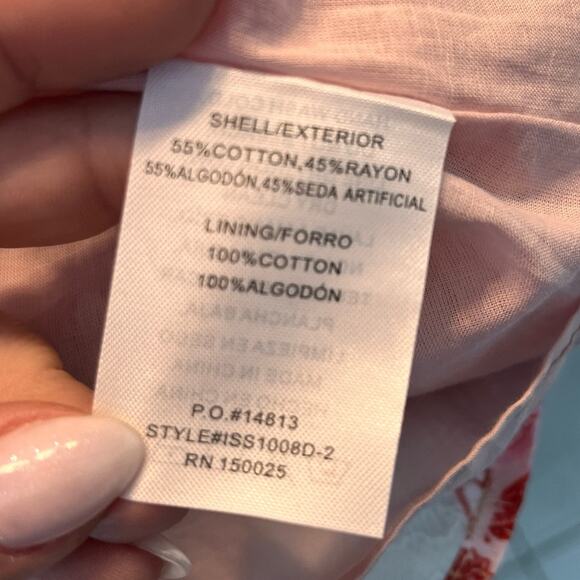 NEW Jacquie the Label Floral Patchwork Puff Sleeve Mini Dress Sz small - Picture 8 of 9